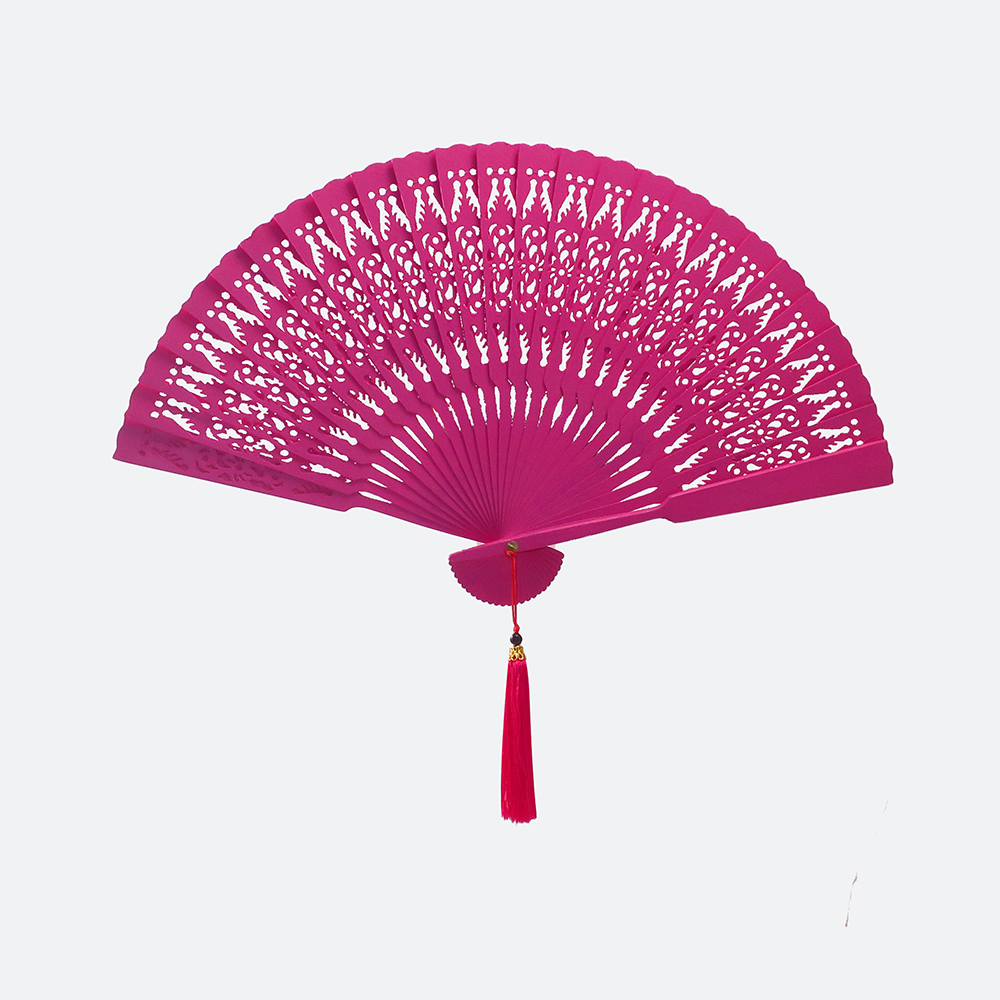 Wiracana Hand Fan Traditional Color Full Ukir